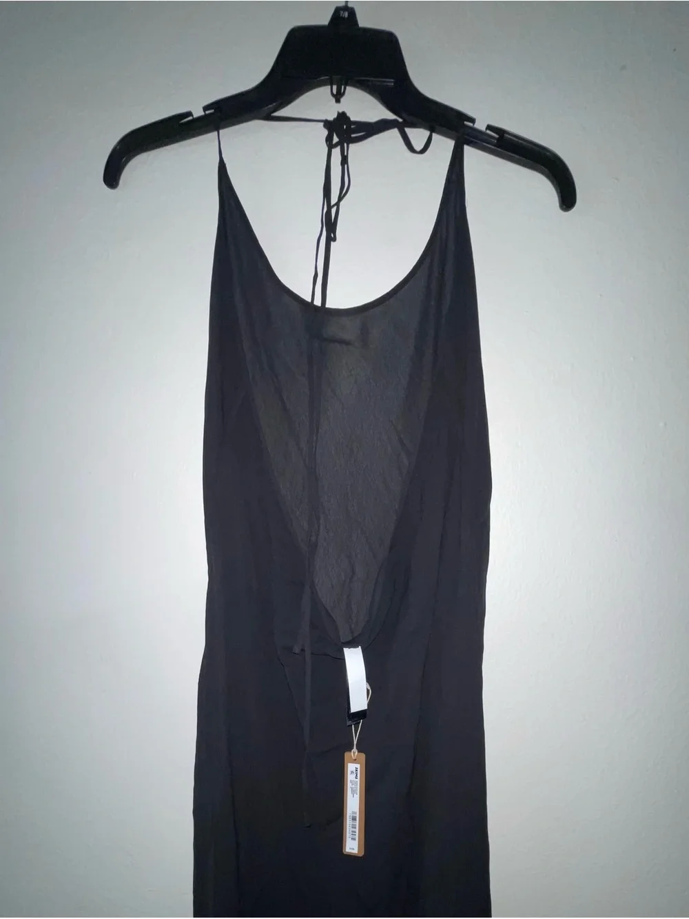SKIMS Sheer Cover Ups Long Slip Dress | Obsidian | Size 2X | NWT